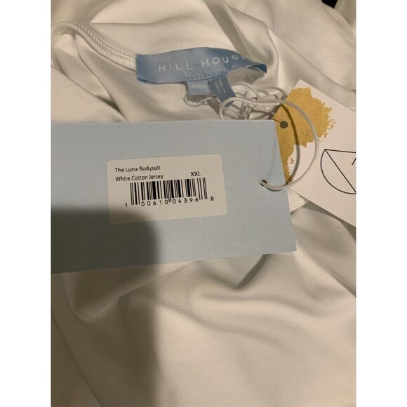 Hill House White Long Sleeve Mock Neck Luna Bodysuit Size 2XL NWT - Picture 7 of 8